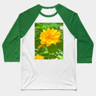 Yellow flower Baseball T-Shirt